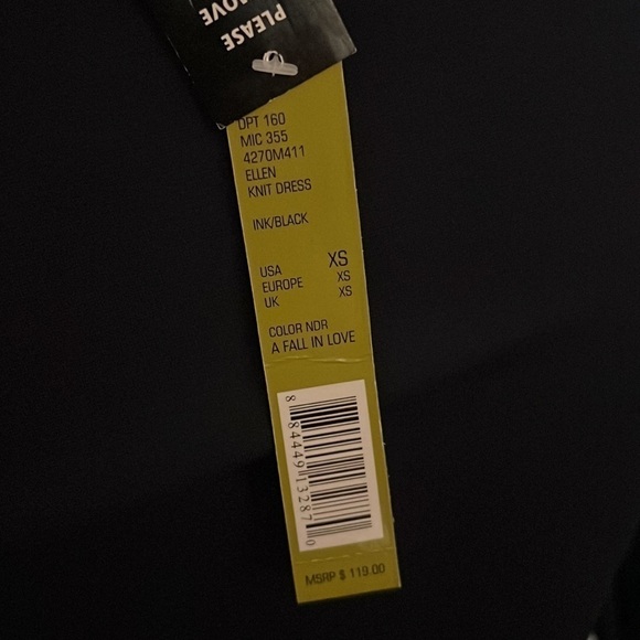 Gianni Bini Blue and Black Dress XS - Picture 3 of 4